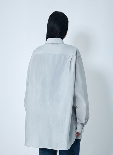 Maison Margiela Technical Button-Down Shirt Grey mla0261003