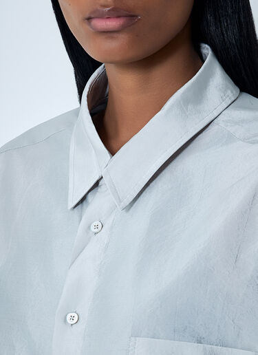 Maison Margiela Technical Button-Down Shirt Grey mla0261003