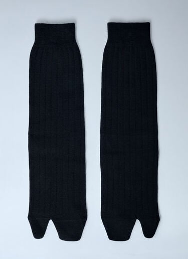Maison Margiela 부트레그 양말  블랙 mla0261011