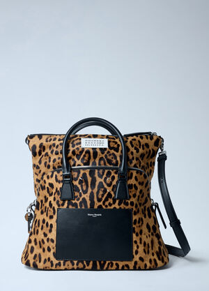 Maison Margiela Medium 5AC Handbag Brown mla0261022