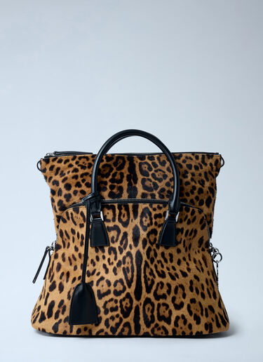 Maison Margiela Medium 5AC Handbag Brown mla0261022