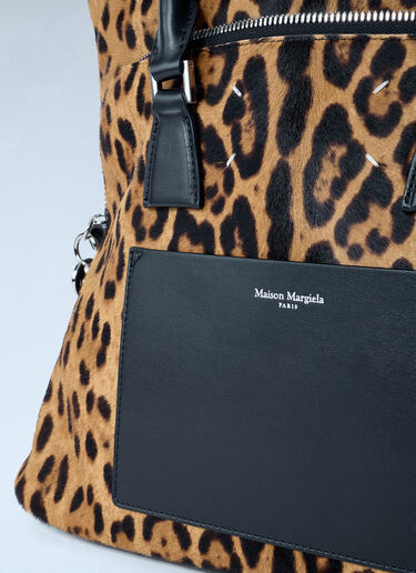 Maison Margiela Medium 5AC Handbag Brown mla0261022