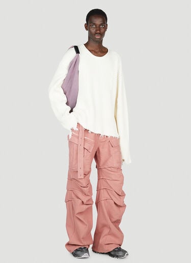毛边针织衫 MM6 Maison Margiela 毛边针织衫 白 mmm0152007
