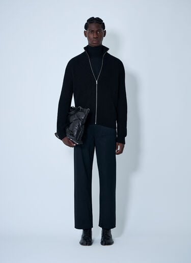 MM6 Maison Margiela Rib Knit Sweater Black mmm0161001