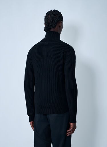 MM6 Maison Margiela Rib Knit Sweater Black mmm0161001