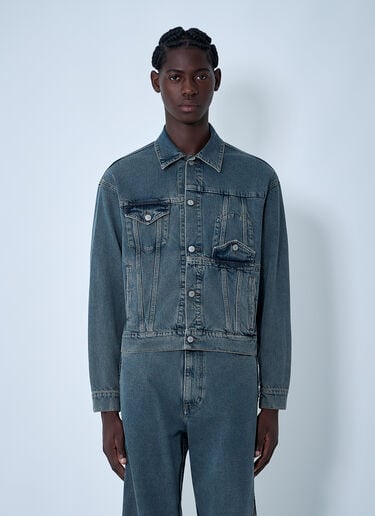 MM6 Maison Margiela Denim Jacket Light Grey mmm0161003