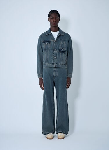 MM6 Maison Margiela Denim Jacket Light Grey mmm0161003