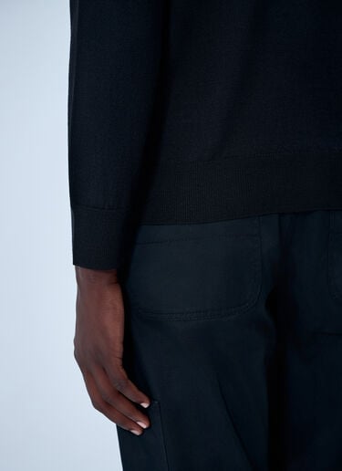 MM6 Maison Margiela Wool-Blend Sweater Black mmm0162004