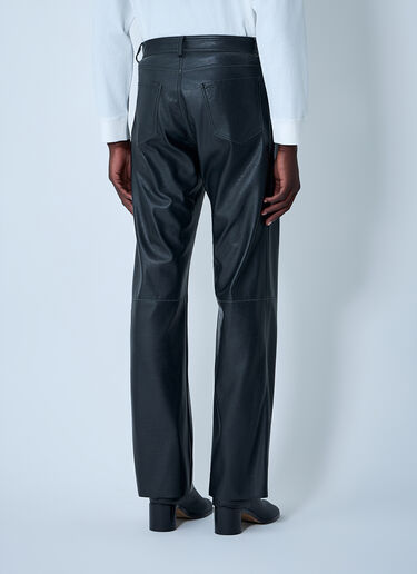 MM6 Maison Margiela Coated Pants Black mmm0162006