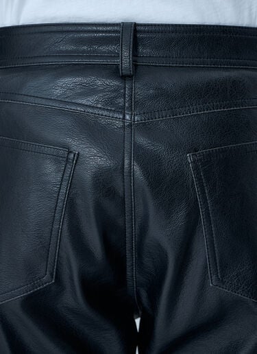 MM6 Maison Margiela Coated Pants Black mmm0162006