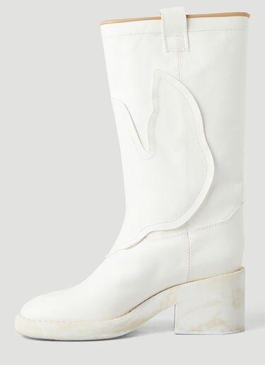 웨스턴 부츠 MM6 Maison Margiela 웨스턴 부츠 화이트 mmm0245037