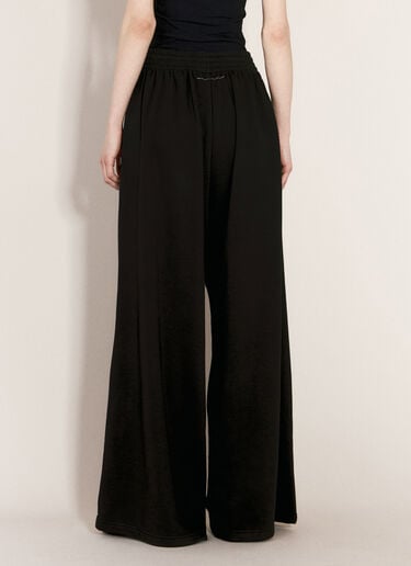 MM6 Maison Margiela 언브러시드 저지 트랙 팬츠 블랙 mmm0255008