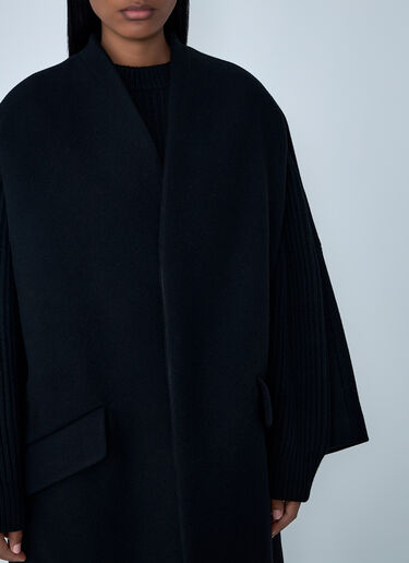 MM6 Maison Margiela 더블 슬리브 코트  블랙 mmm0261001