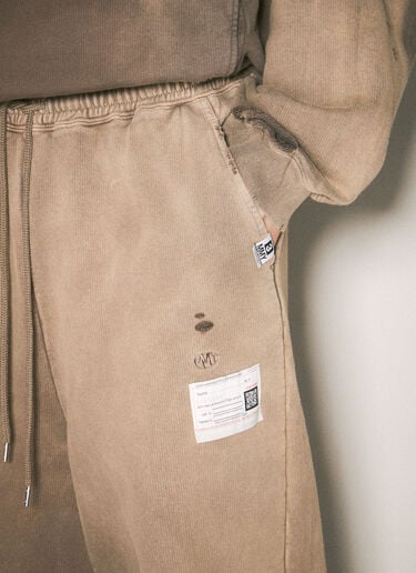 Maison Mihara Yasuhiro Sun Faded Track Pants Brown mmy0158005