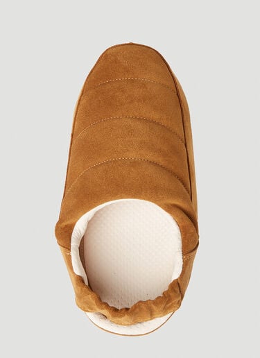 Moon Boot Evolution Suede Flat Shoes Brown mnb0151004