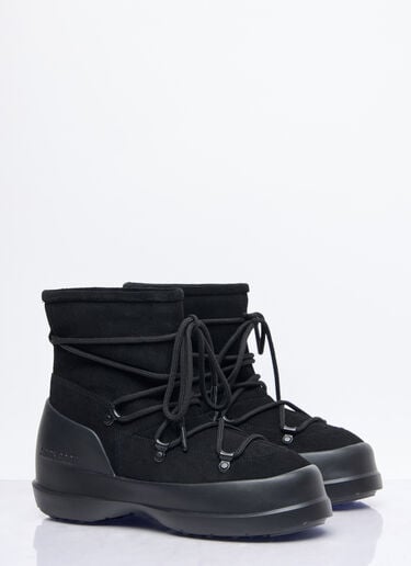 Moon Boot Luna 麂皮靴 黑色 mnb0258005