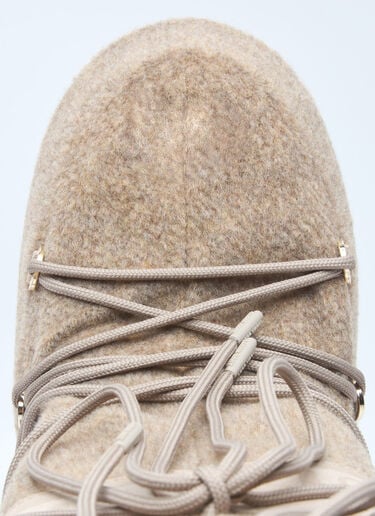 Moon Boot Icon Felt Boots Beige mnb0360004
