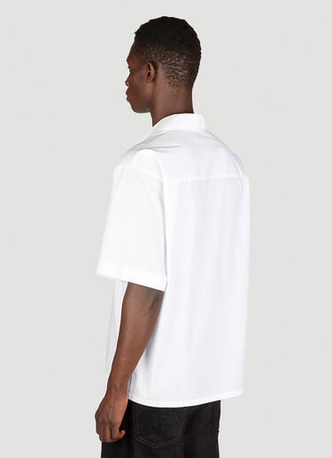 Bowling Logo Print Shirt Marni Bowling Logo Print Shirt White mni0153001