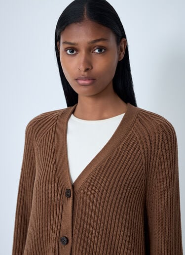 Marni 울 가디건  브라운 mni0262002