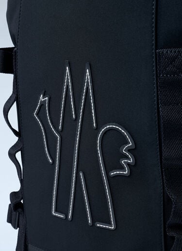 Moncler Grenoble ロゴモチーフバックパック ブラック mog0162015