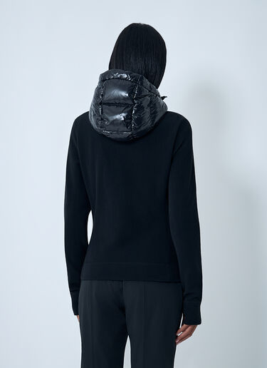 Moncler Grenoble Quilted Zip-Up Cardigan Black mog0262003