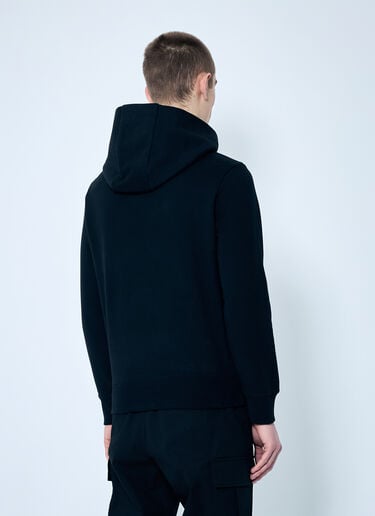 Logo Patch Hooded Sweatshirt Moncler Logo Patch Hooded Sweatshirt Black mon0159004