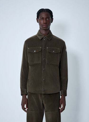 Moncler Ambroisie Corduroy Shirt Brown mon0162014
