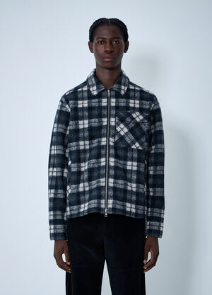 Moncler Check Overshirt Navy mon0162022
