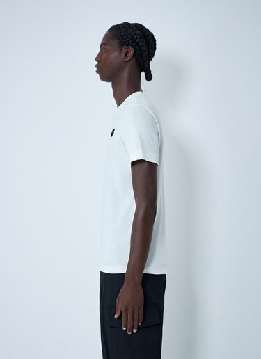 Logo Motif T-Shirt Moncler Logo Motif T-Shirt White mon0162036