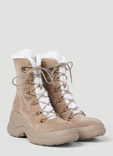 Moncler Resile Trek Ankle Boots Beige mon0254050