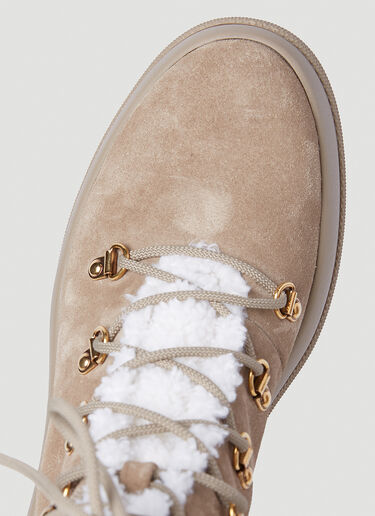 Moncler Resile Trek Ankle Boots Beige mon0254050