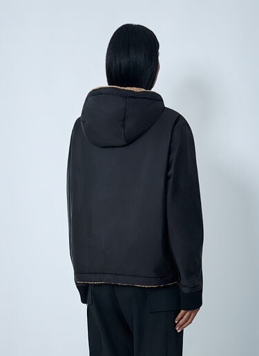Moncler Reversible Teddy Padded Zip-Up Sweatshirt Brown mon0262021