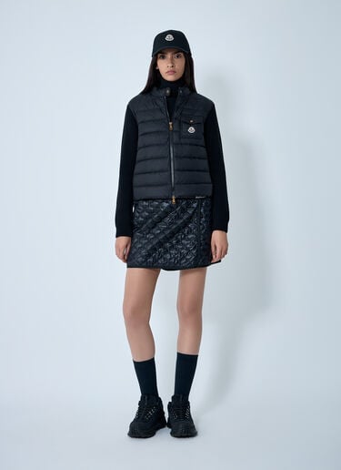Wool-And-Cashmere-Blend Cardigan Moncler Wool-And-Cashmere-Blend Cardigan Black mon0262023