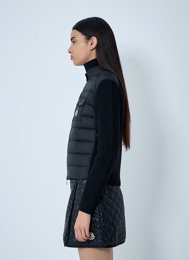 Wool-And-Cashmere-Blend Cardigan Moncler Wool-And-Cashmere-Blend Cardigan Black mon0262023