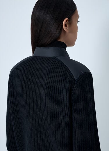 Wool-And-Cashmere-Blend Cardigan Moncler Wool-And-Cashmere-Blend Cardigan Black mon0262023