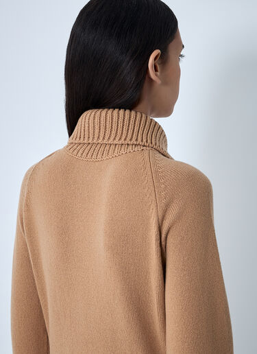 Cashmere-And-Wool-Blend Sweater Moncler Cashmere-And-Wool-Blend Sweater Camel mon0262027