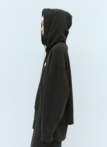 로고 패치 후드 스웨트셔츠 Moncler x Palm Angels 로고 패치 후드 스웨트셔츠 블랙 mpa0255007