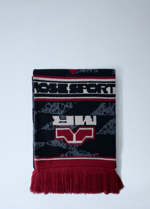 Martine Rose Reversible Fringe Scarf Grey mtr0162018