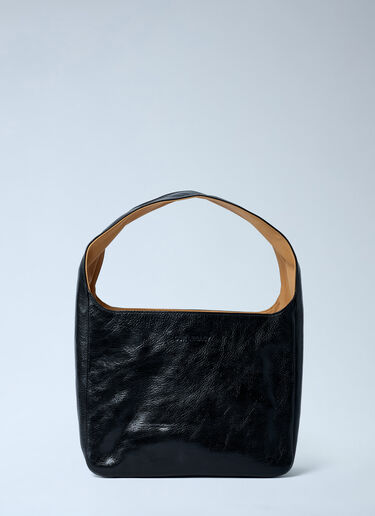 OUR LEGACY Leather Brick Handbag Black our0262010