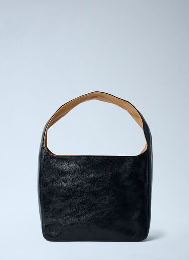OUR LEGACY Leather Brick Handbag Black our0262010