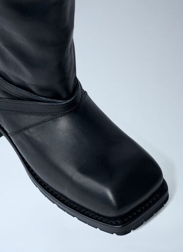 High Engine Leather Boots OUR LEGACY High Engine Leather Boots Black our0262013