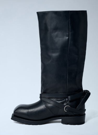 High Engine Leather Boots OUR LEGACY High Engine Leather Boots Black our0262013