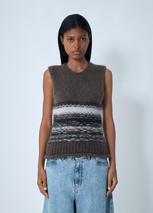 OUR LEGACY Layered Button-Down Cardigan Grey our0262021