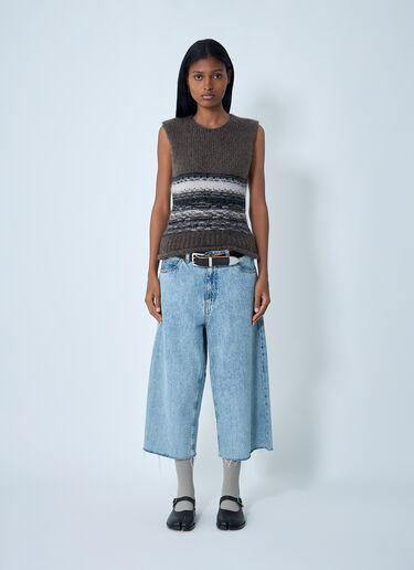 OUR LEGACY Layered Button-Down Cardigan Grey our0262021