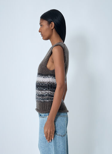 OUR LEGACY Layered Button-Down Cardigan Grey our0262021
