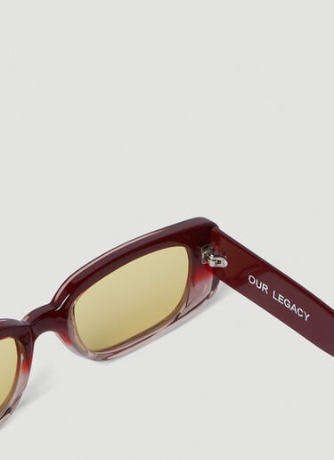 Samhain Sunglasses Our Legacy Samhain Sunglasses Burgundy our0350009