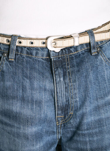 Pleated Biscuit Belt Our Legacy Pleated Biscuit Belt Beige our0358006