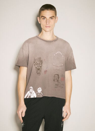 Gummo Tシャツ Paly Gummo Tシャツ ブラウン pal0158007