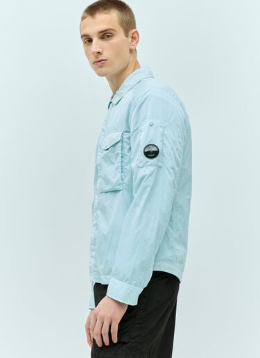 C.P. Company 크롬-R 포켓 오버셔츠 블루 pco0155005