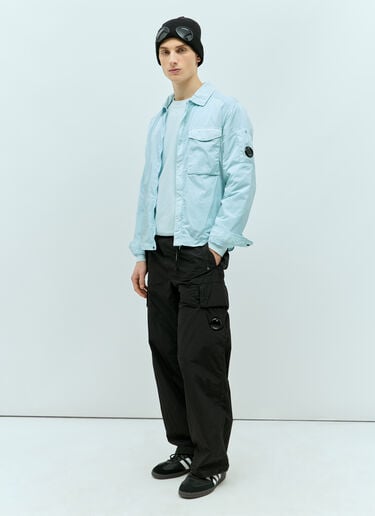 C.P. Company 크롬-R 포켓 오버셔츠 블루 pco0155005